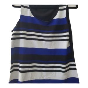 Tahari Camisole Blue/Black Sz 12P